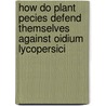 How do plant pecies defend themselves against Oidium lycopersici by C.C. Huang