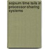 Sojourn time tails in processor-sharing systems