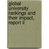 Global University Rankings And Their Impact, Report Ii