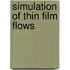 Simulation of thin film flows