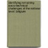 Identifying remaining socio-technical challenges at the national level: Belgium