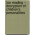 Toe reading – decryption of children’s personalities