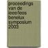 Proceedings Van De Ieee/leos Benelux Symposium 2003