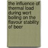 The influence of thermal load during wort boiling on the flavour stability of beer