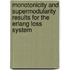 Monotonicity and supermodularity results for the erlang loss system