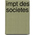 Impt des societes
