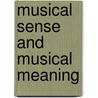 Musical Sense and Musical Meaning door M. Nzewi
