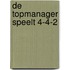 De topmanager speelt 4-4-2