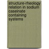 Structure-rheology relation in sodium caseinate containing systems by H.G.M. Ruis