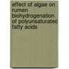 Effect of algae on rumen biohydrogenation of polyunsaturated fatty acids door C. Boeckaert