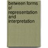between forms of representation and interpretation