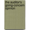 The auditor's going-concern opinion door A. Vanstraelen