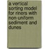 A vertical sorting model for riners with non-uniform sediment and dunes
