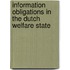 Information obligations in the Dutch welfare state