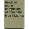 Rhodium olefin complexes of diiminate type higands door S.T.H. Willems