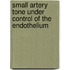 Small artery tone under control of the endothelium