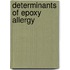Determinants of epoxy allergy