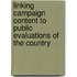 Linking campaign content to public evaluations of the country