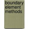 Boundary Element Methods door J. Zhou