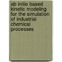 Ab Initio Based Kinetic Modeling for the Simulation of Industrial Chemical Processes