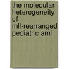 The Molecular Heterogeneity Of Mll-rearranged Pediatric Aml door Eva Andrea Coenen