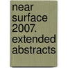 Near Surface 2007. Extended Abstracts door M. van Loon
