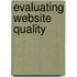 Evaluating website quality