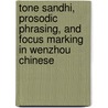 Tone sandhi, prosodic phrasing, and focus marking in Wenzhou Chinese by Franziska Scholz