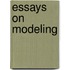 Essays on modeling