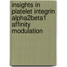 Insights in platelet integrin alpha2beta1 affinity modulation door Brecht Iserbyt