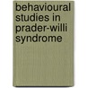 Behavioural studies in Prader-Willi Syndrome by G.H. Boer