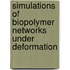 simulations of biopolymer networks under deformation