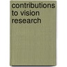 Contributions to vision research door Eric de Haan