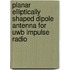 Planar Elliptically Shaped Dipole Antenna For Uwb Impulse Radio
