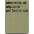 Elements of airplane performance
