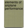 Elements of airplane performance door G.J.J. Ruijgrok