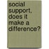 Social support, does it make a difference?