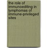 The role of immunoediting in lymphomas of immune-privileged sites door M. Booman