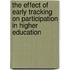The effect of early tracking on participation in higher education