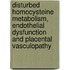 Disturbed homocysteine metabolism, endothelial dysfunction and placental vasculopathy