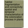 Habitat fragmentation and connectivity spatial and temporal characteristics of the colonization process in plants door M.B. Soons