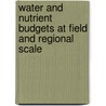 Water and nutrient budgets at field and regional scale door G.A.P.H. van den Eertwegh