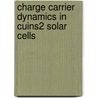 Charge Carrier Dynamics in CuInS2 solar cells door J. Hofhuis