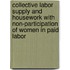 Collective Labor Supply and Housework with Non-Participation of Women in Paid Labor
