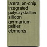 Lateral on-chip integrated polycrystalline sillicon germanium Peltier elements door D. Wijngaards