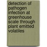Detection of pathogen infection at greenhouse scale through plant emitted volatiles door Ruud Jansen