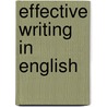 Effective writing in English door M. Hannay