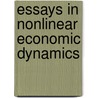 Essays in nonlinear economic dynamics door S. Manzan