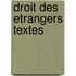 Droit des Etrangers Textes