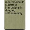 Macromolecule substrate interactions in directed self-assembly door M. Roerdink